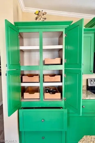 Large panty with pull out drawers