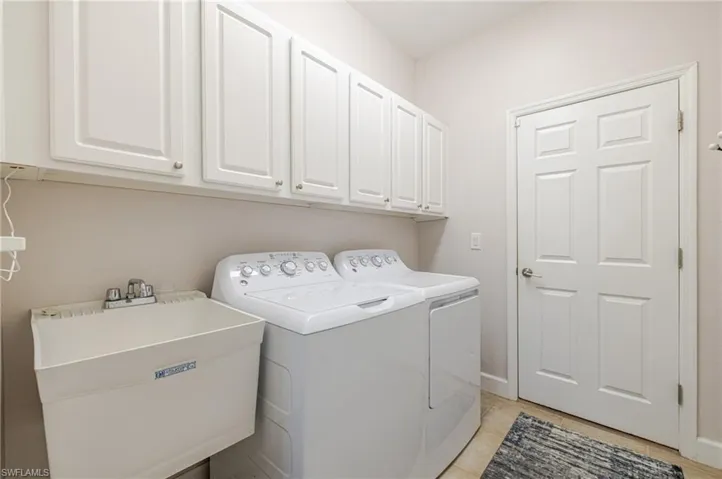 Spacious Laundry Room with storage