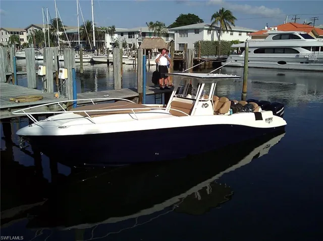 Dock with a water view