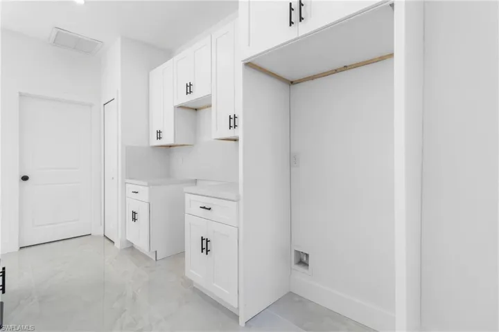 View of laundry room