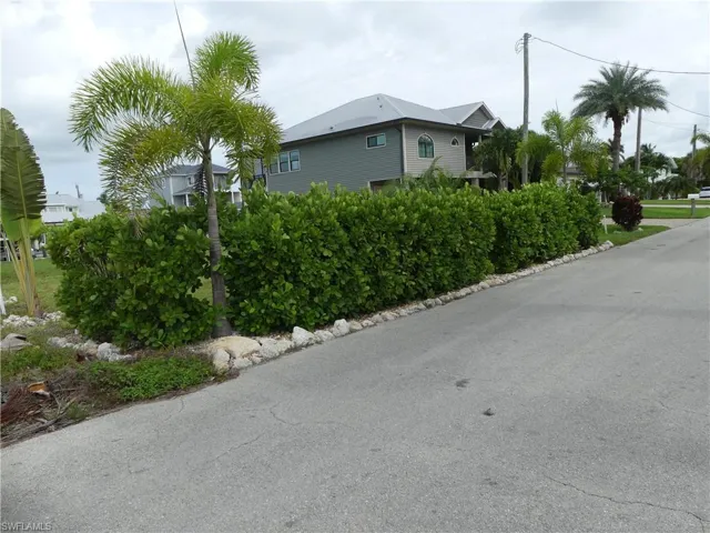 front of lot