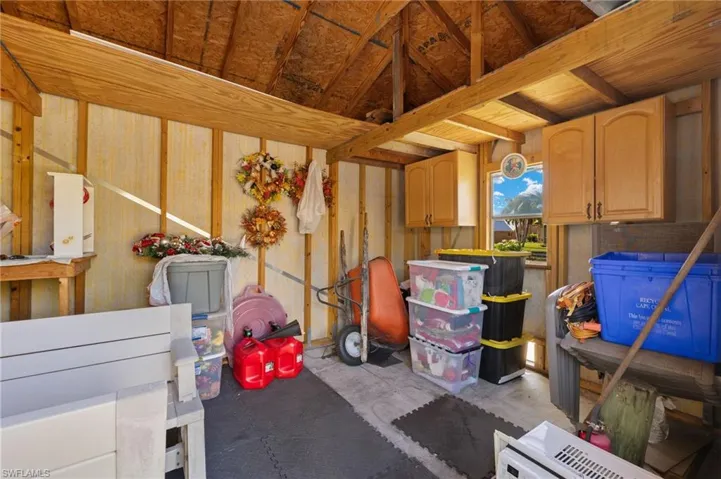 View of storage room