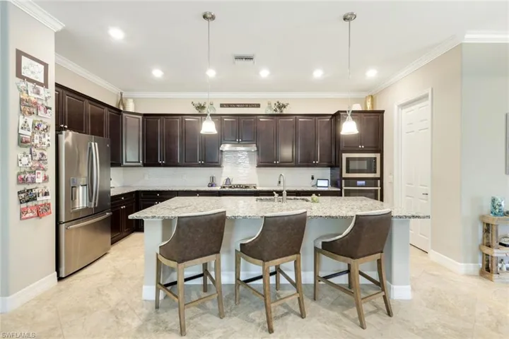 Functional and elegant kitchen.