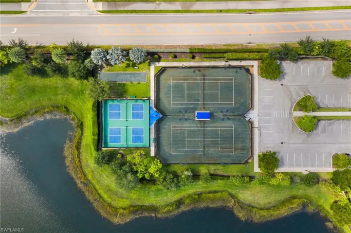 Pickleball, tennis, and bocce ball.
