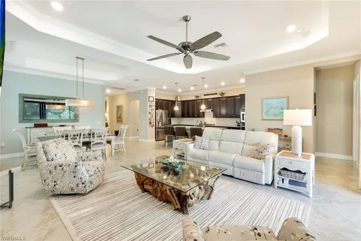 Open concept great room.