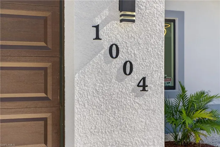 Exterior view of stucco siding