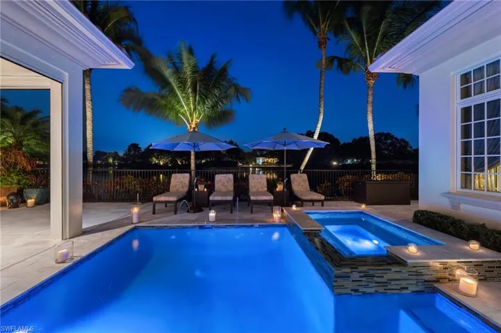 The evenings are magical here, with beautiful sunsets as your background.