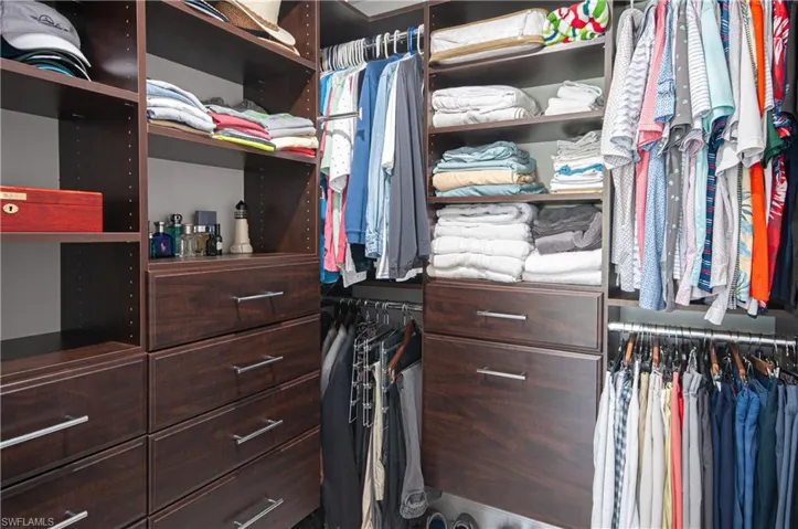 View of spacious closet