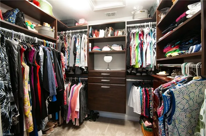 Closets have been beautifully updated.