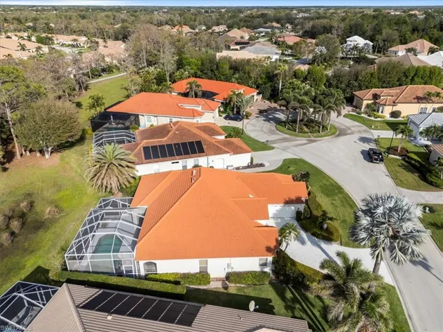 Birds eye view of property featuring a residential view