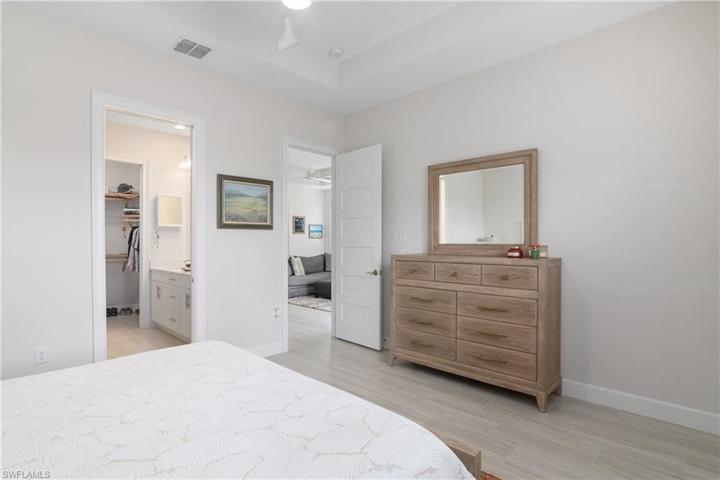 Master Bedroom looking at the entry.