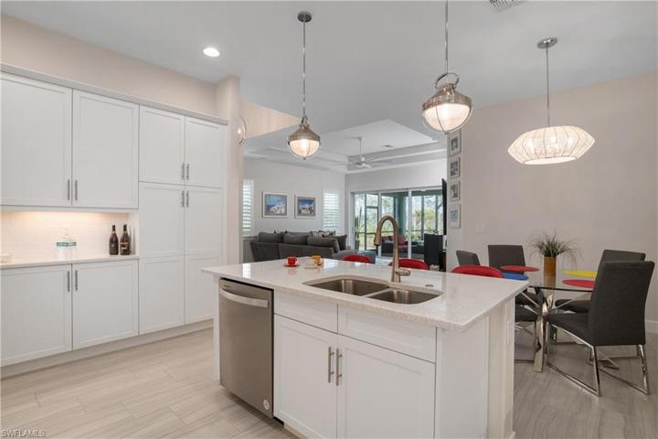 Notice the Wall of Cabinets on the left. While you are preparing a meal, you can see and talk with guests in the Great Room.