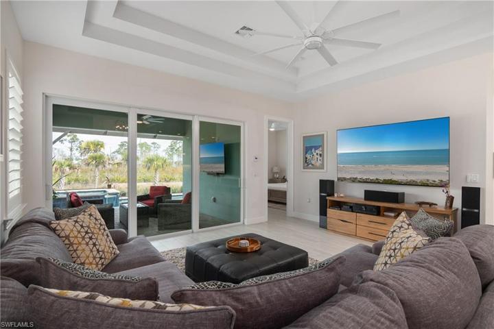 Beautiful Views from the relaxing Great Room. Tray Ceilings.