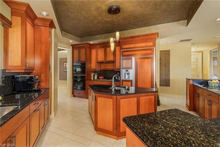 Island for food prep and tons of storage