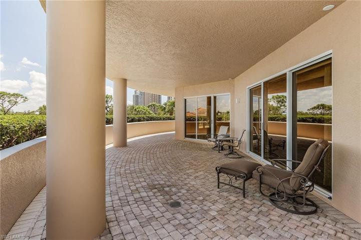 Large patio perfect for morning coffee