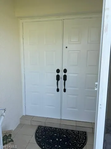View of exterior entry
