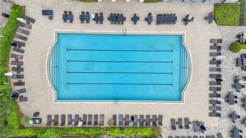 View of pool