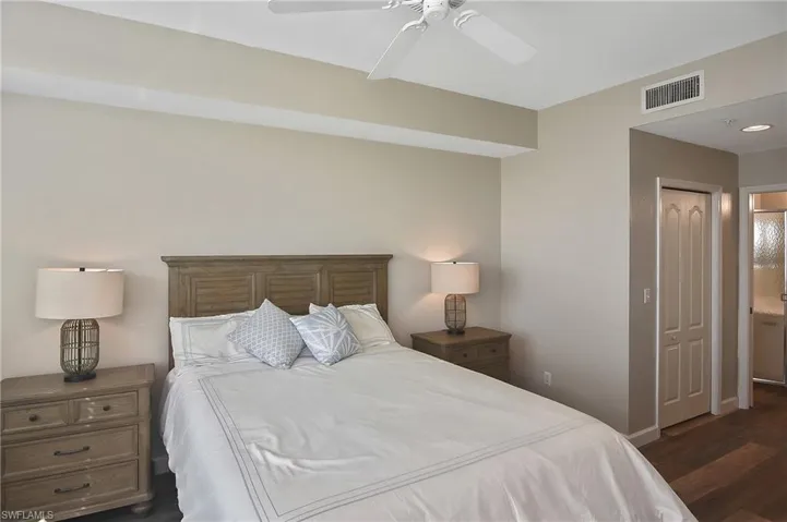From there we migrate to the master bedroom...