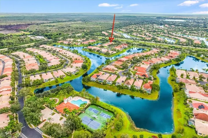Aerial View of neighborhood and amenities