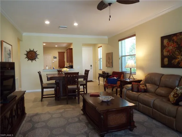 Living and dining room