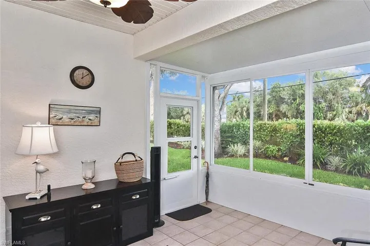Step out onto the pavered patio...