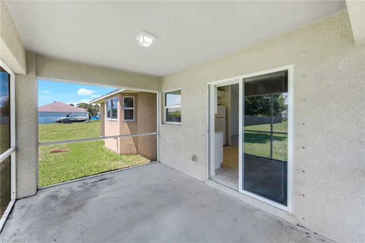 Unfurnished sunroom with plenty of natural light