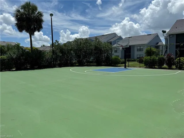 View of basketball court