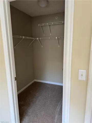 Bedroom's large walk in close