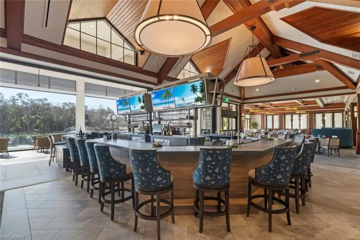 Eagle Creek Country Club's indoor Bar at main clubhouse