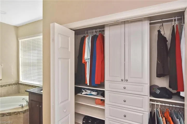 Custom Closet in Primary