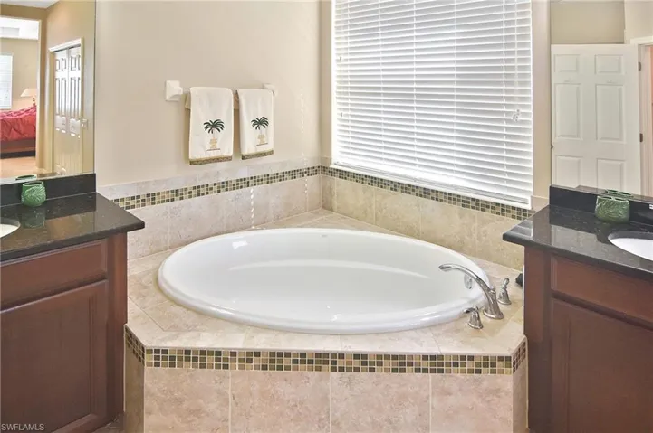 Roman Tub in Primary Bath