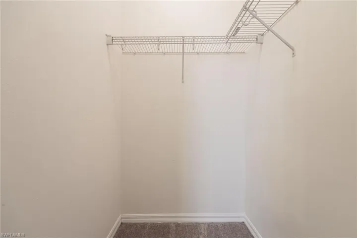 Primary walk in closet
