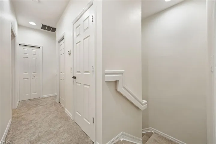 Hallway and stairway from upstairs