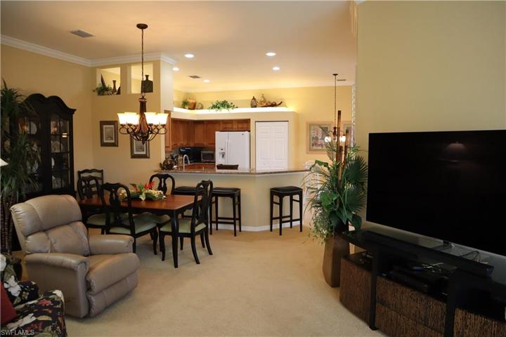 Living Room with Access to Kitchen