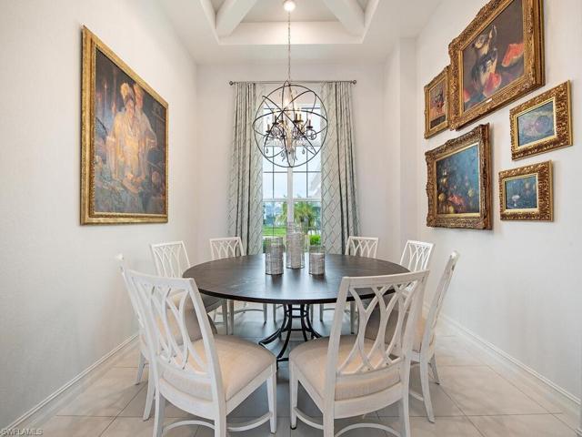 Plenty of room for additional guests in the formal dining room