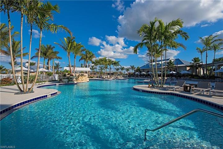 Island Club pool area of Naples Reserve