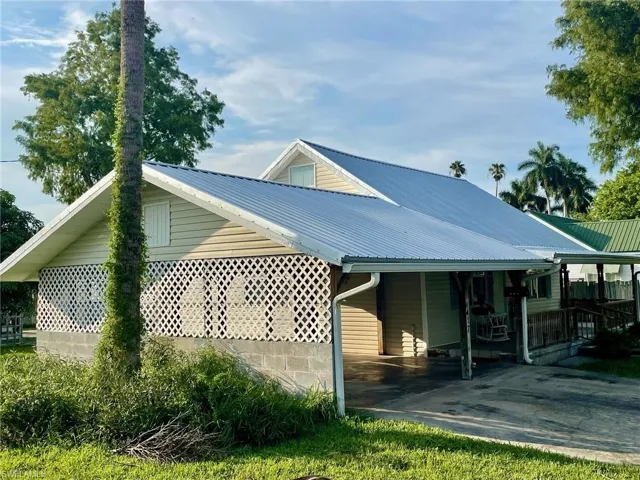 View of back of property