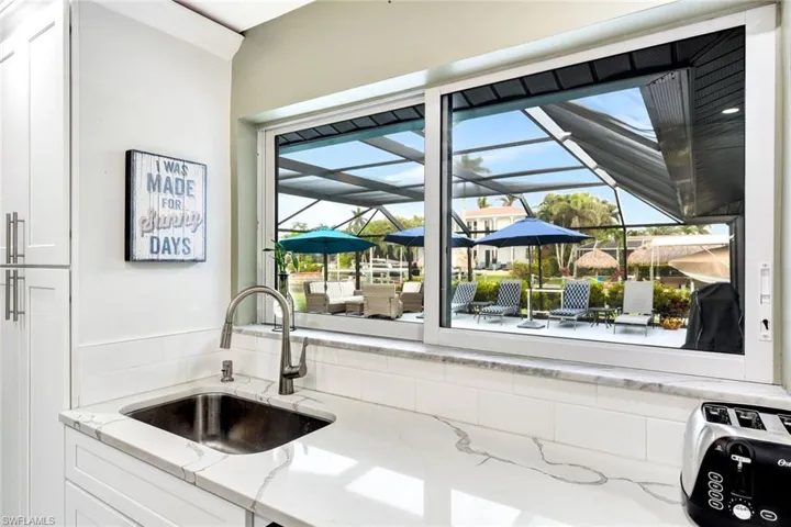 Kitchen w/ Water Views