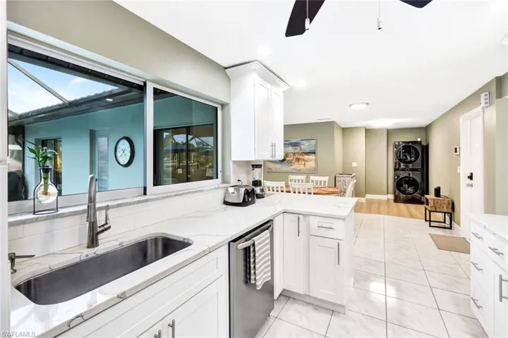 Kitchen w/ Water Views