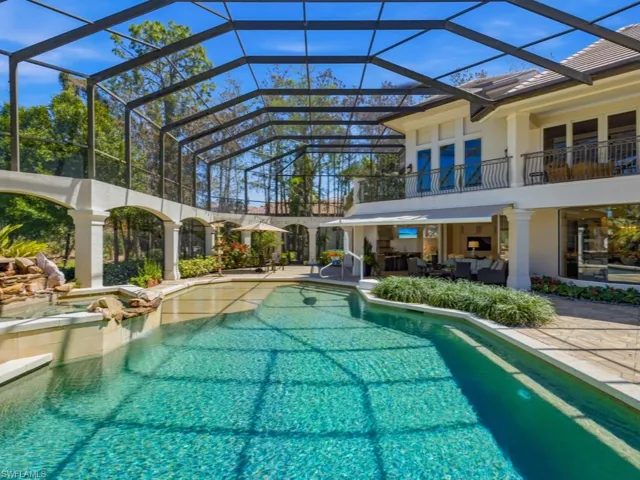 Screen Pool & Spa w/ Golf & Lake Views