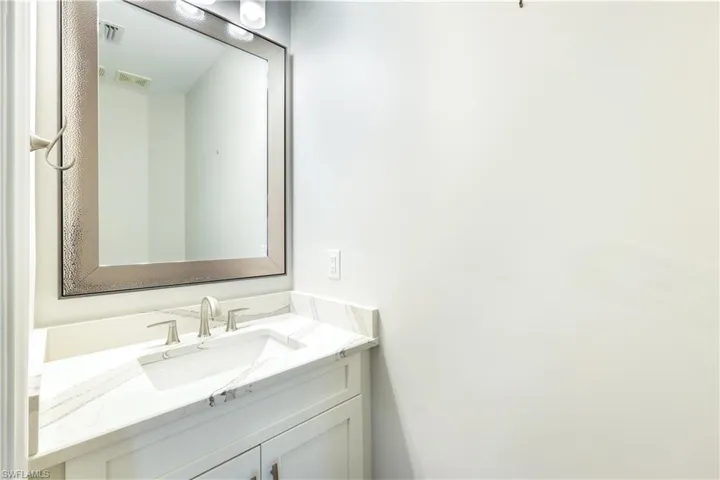 Half Bath on the main level w/easy access for all guests