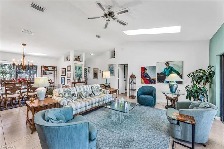 Living area looking towards the front of condo.