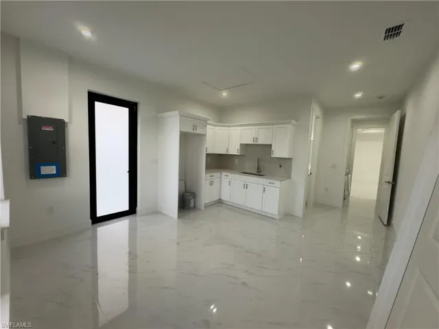 Spacious mother-in-law suite featuring a private entrance