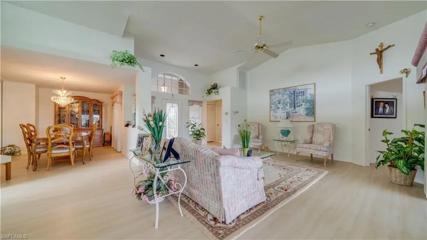 Living and dining area