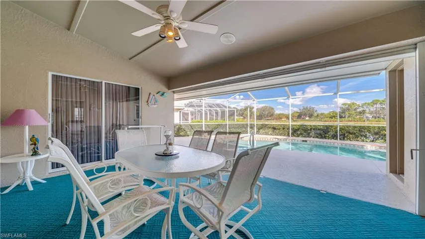 Lanai overlooking the pool
