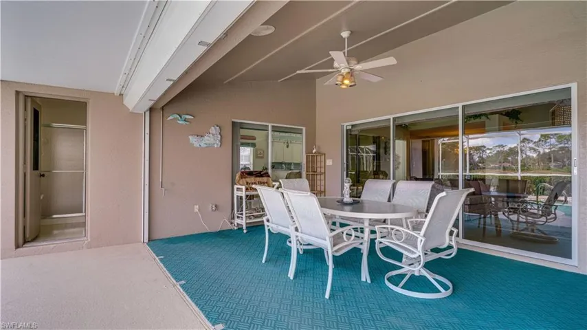 Lanai off the living room