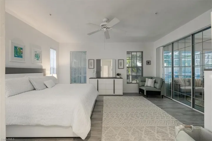 Bedroom featuring wood finished floors