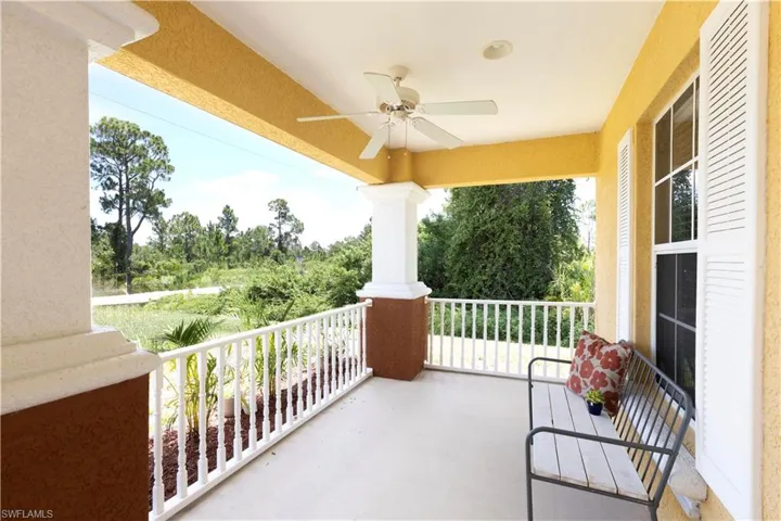 Spacious front porch and oh so peaceful