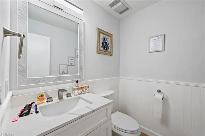 1st floor half bath