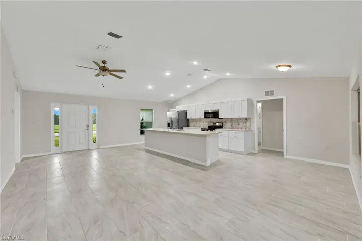 large open concept plan